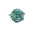 Broche forma de Rosa en Resina. Azul Claro 4.959€ #50639BR0007